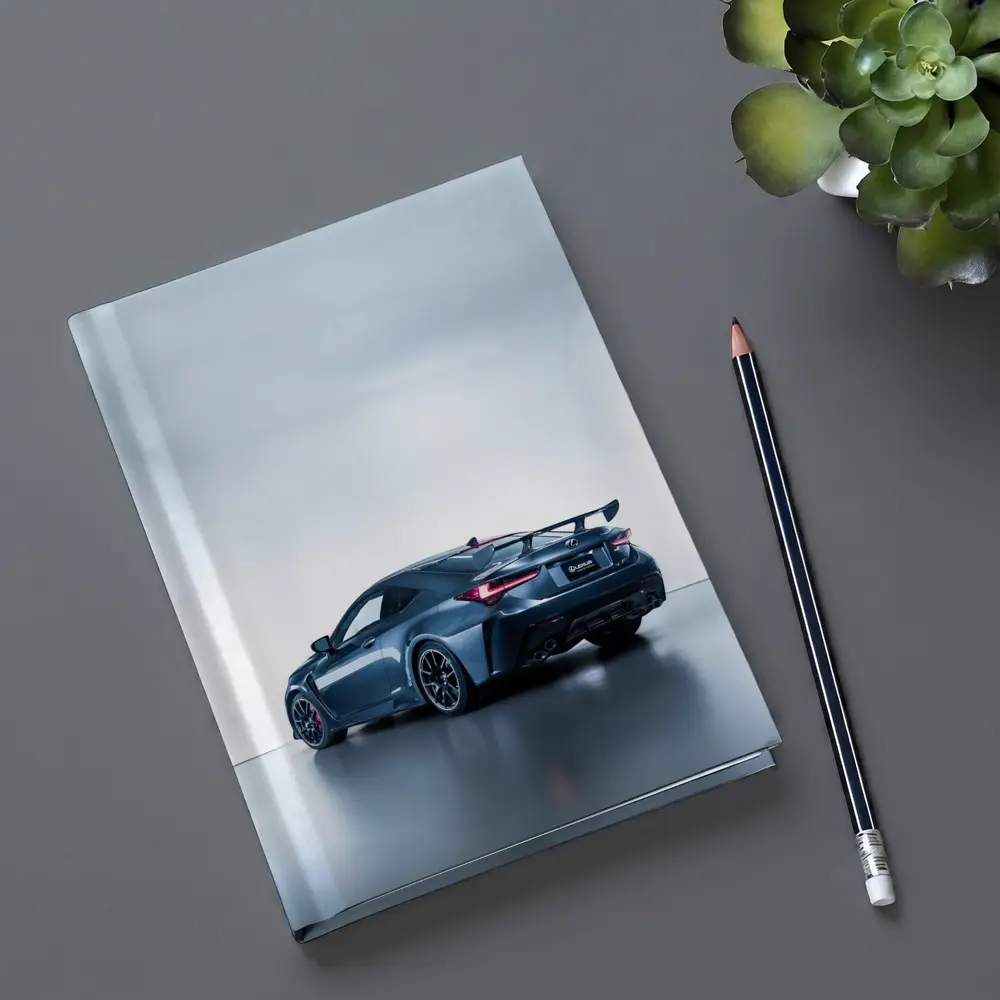 Lexus RC F Coupe White Studio Background – Notebooks