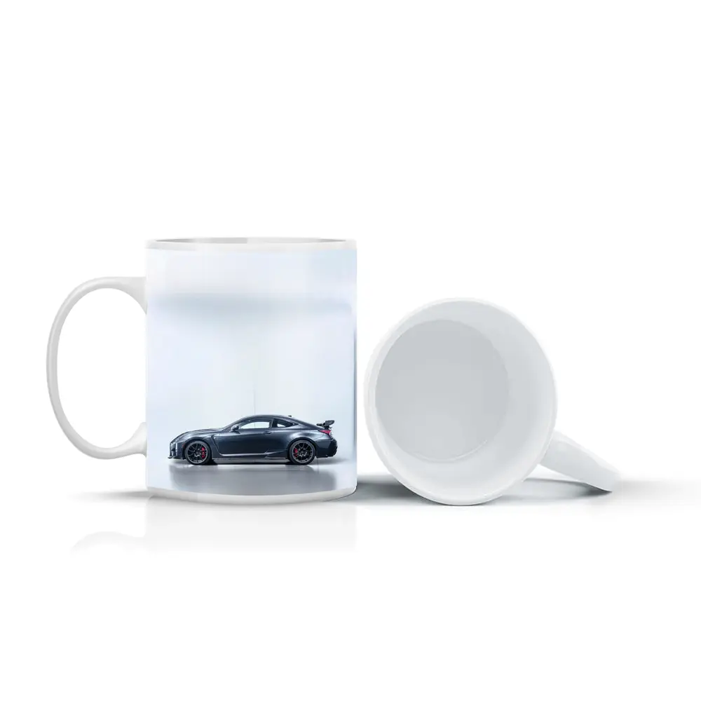 Lexus RC F Dark Gray Studio Side Profile – Mugs