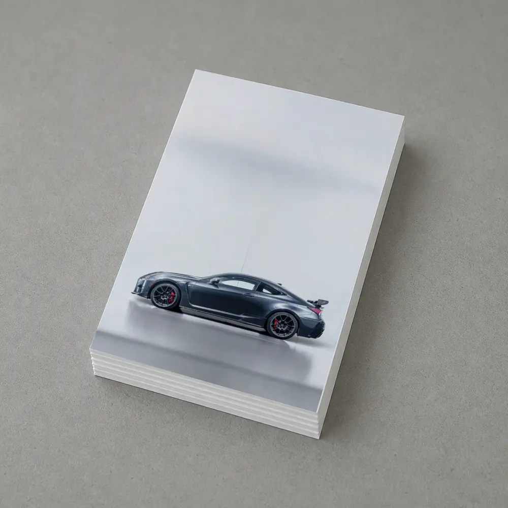 Lexus RC F Dark Gray Studio Side Profile – Postcards