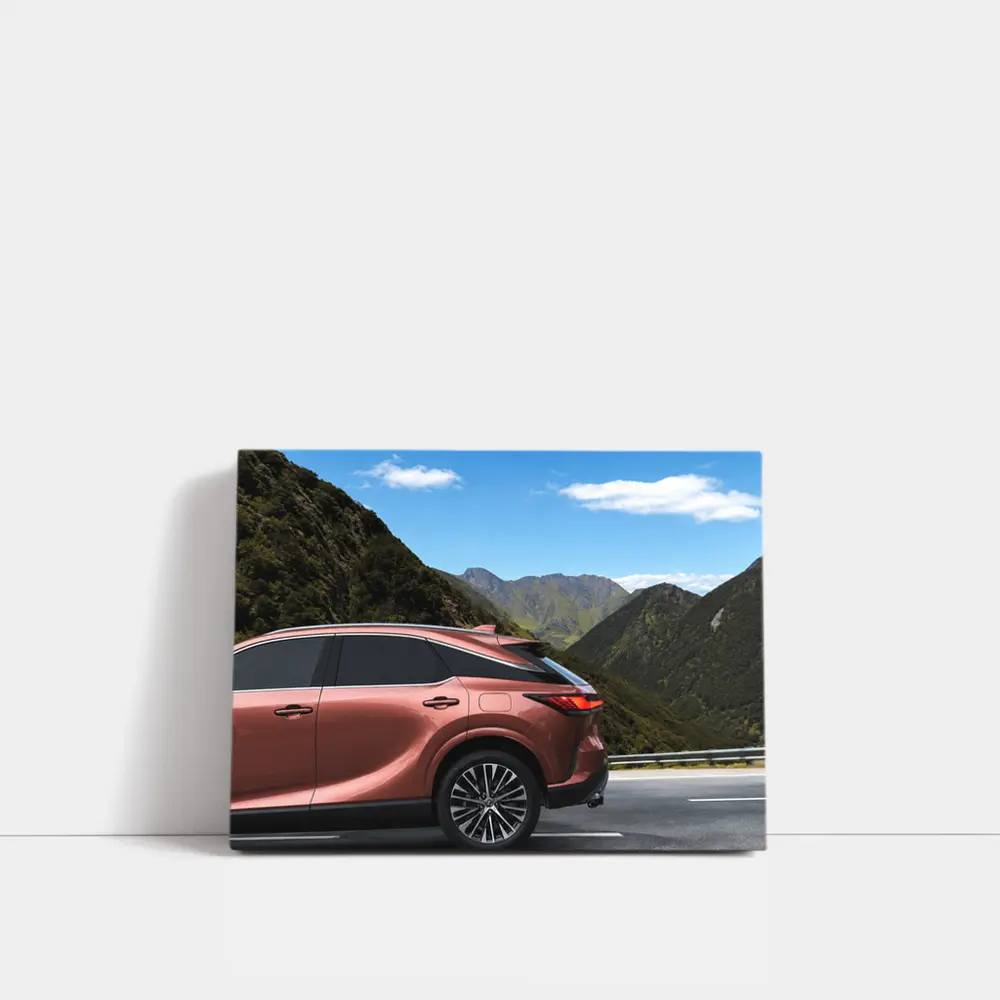 Lexus RX Copper SUV Mountain Road Drive – Wall Art