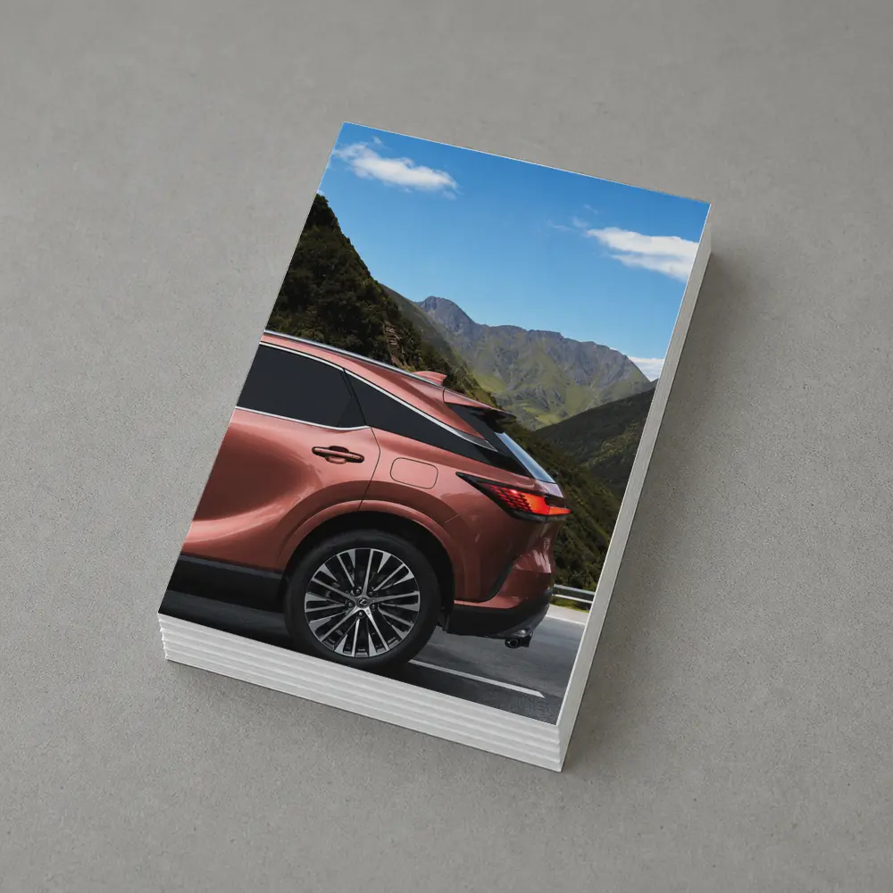 Lexus RX Copper SUV Mountain Road Drive – Postcards