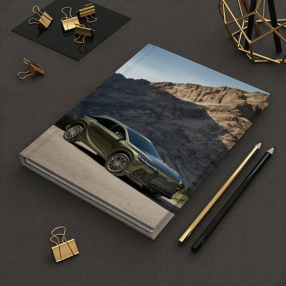 Lexus RX Green SUV Mountain Desert Setting – Notebooks