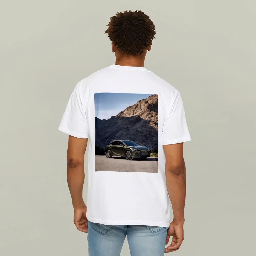 Lexus RX Green SUV Mountain Desert Setting – T-Shirts