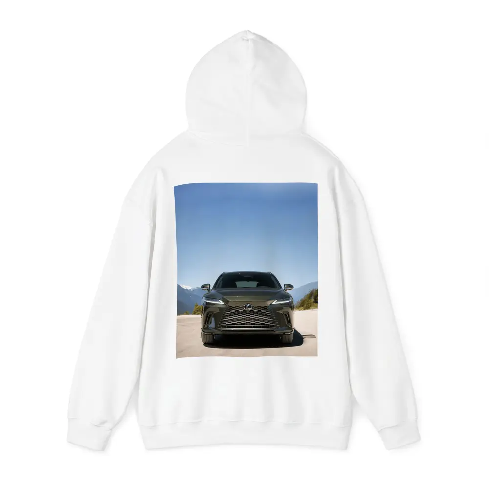Lexus RX Front View Mountain Road – Hoodies