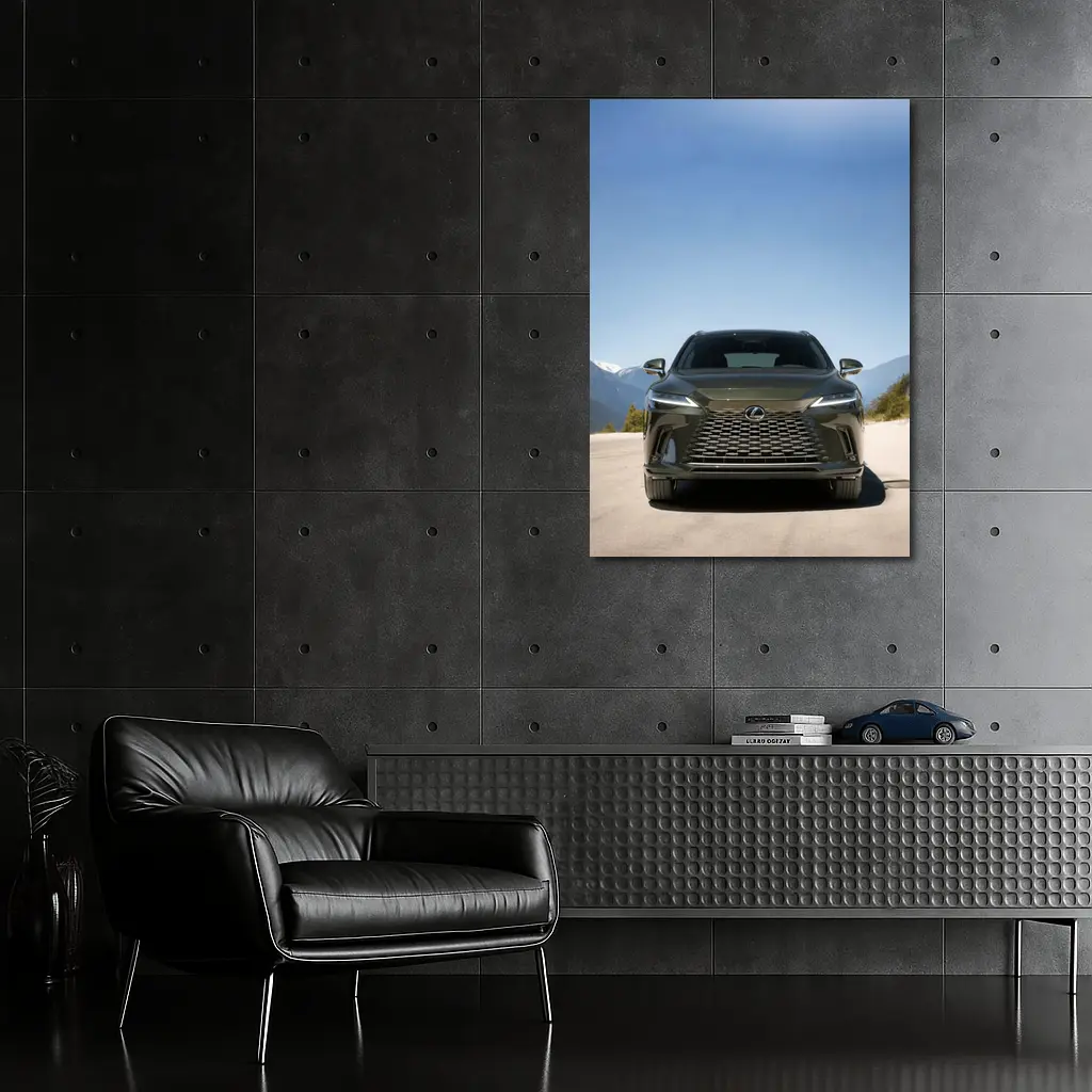 Lexus RX Front View Mountain Road – Wall Art