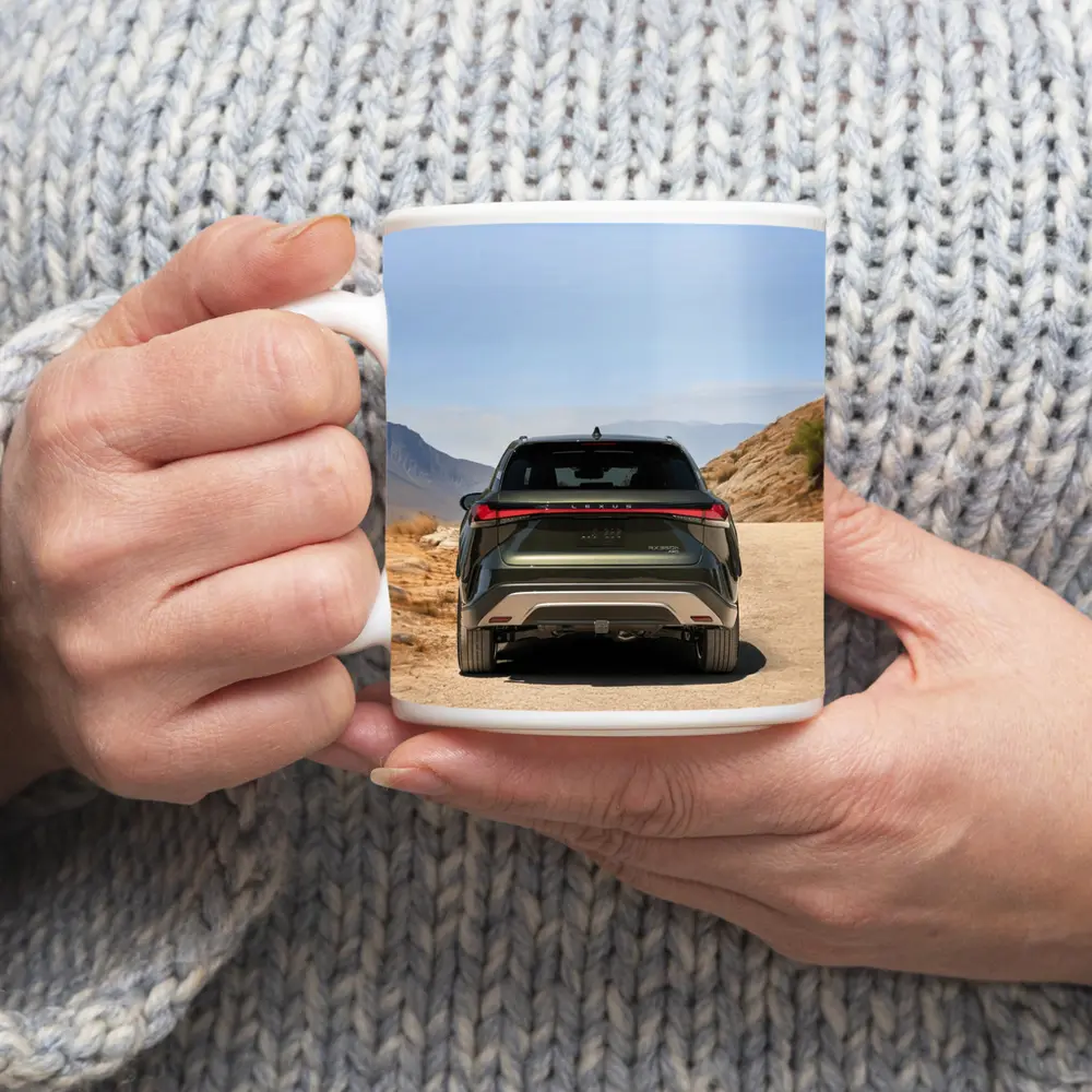 Lexus RX SUV Desert Mountain Road Rear – Mugs