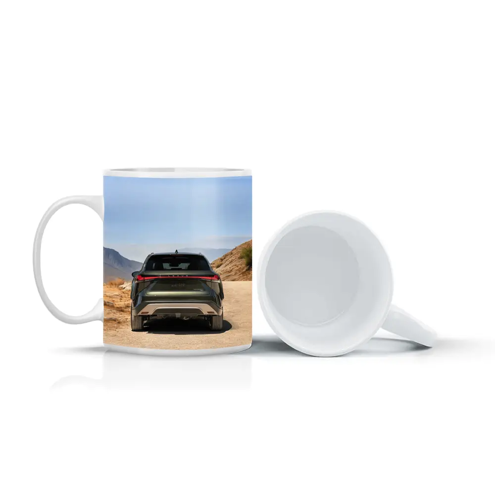 Lexus RX SUV Desert Mountain Road Rear – Mugs