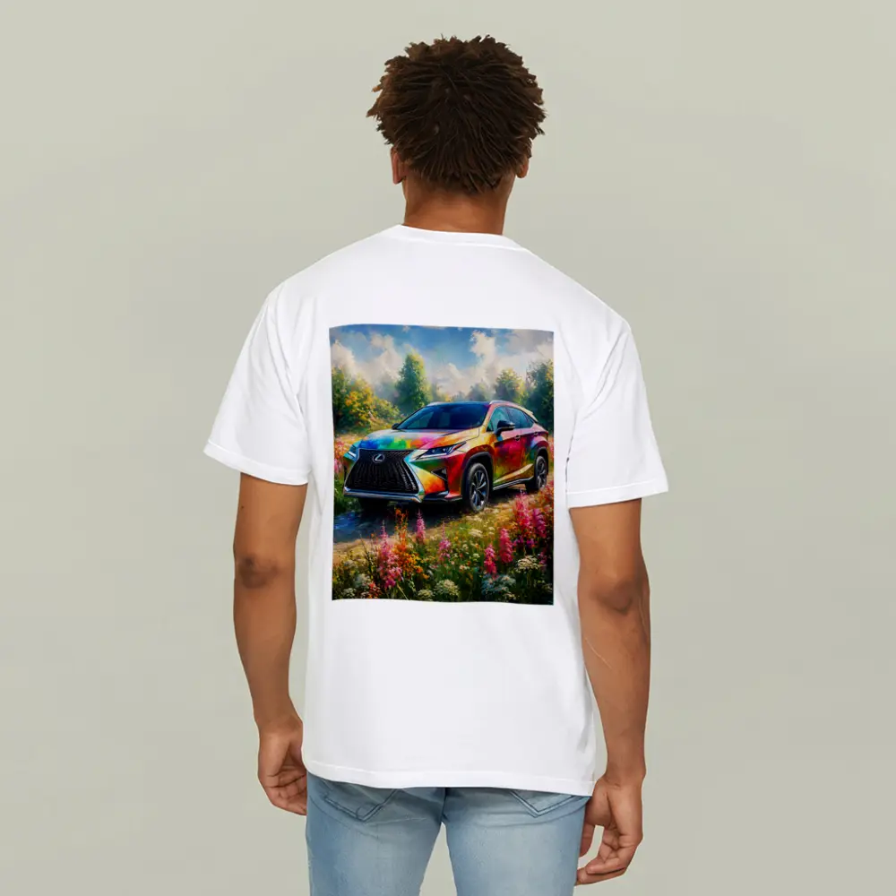 Lexus RX Colorful Art Floral Meadow – T-Shirts