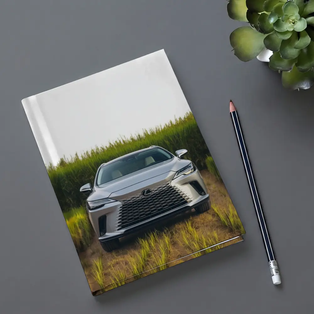Lexus RX Silver SUV Green Field – Notebooks