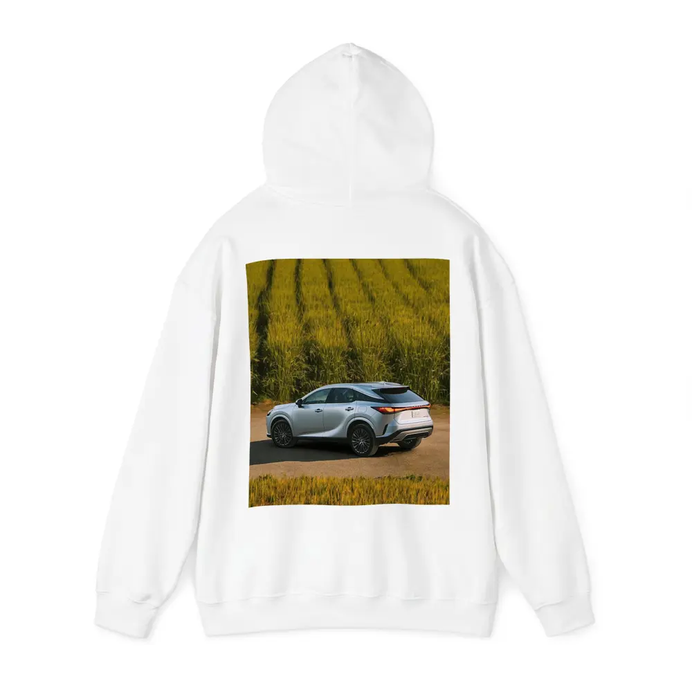 Lexus RX Hybrid Silver SUV Green Field – Hoodies