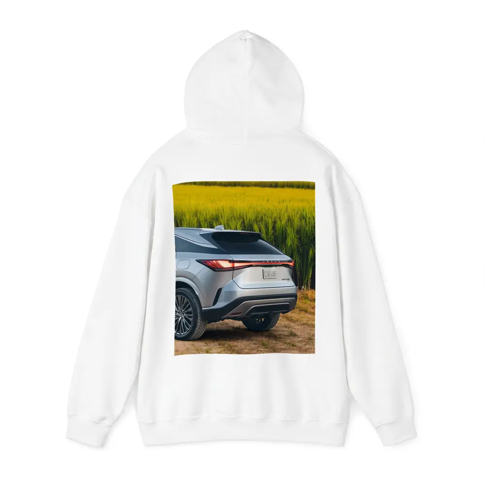 Lexus RX Hybrid Silver SUV Green Field – Hoodies