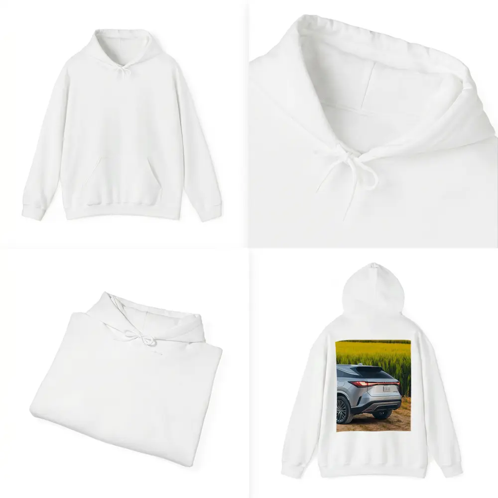 Lexus RX Hybrid Silver SUV Green Field – Hoodies