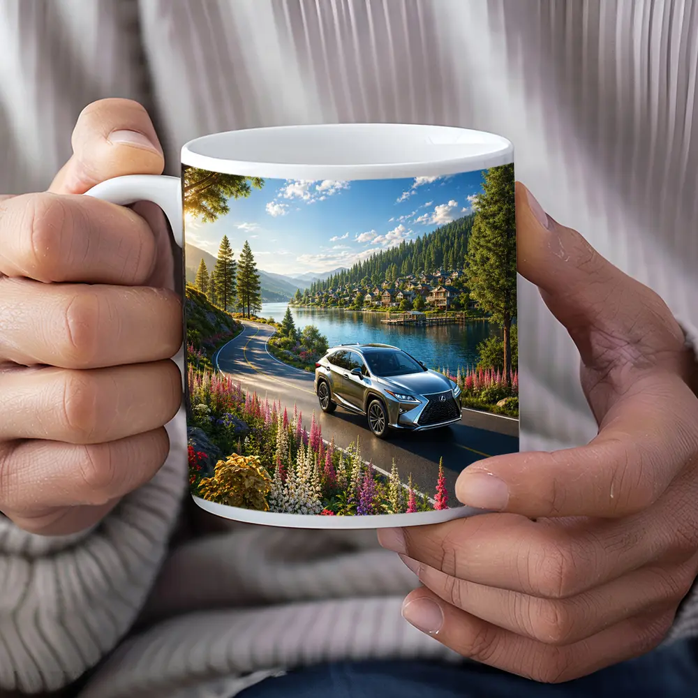 Lexus RX Lakeside Road Sunny Mountain Drive – Mugs