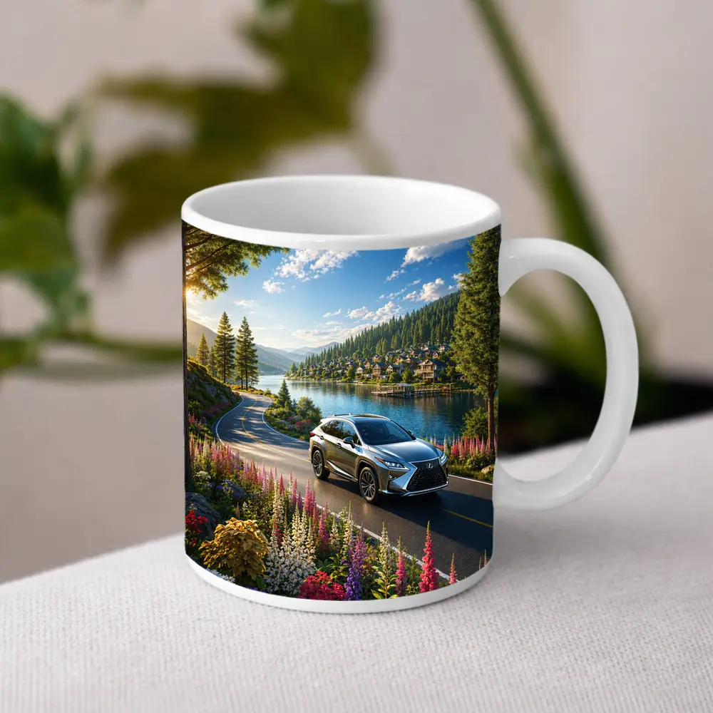 Lexus RX Lakeside Road Sunny Mountain Drive – Mugs