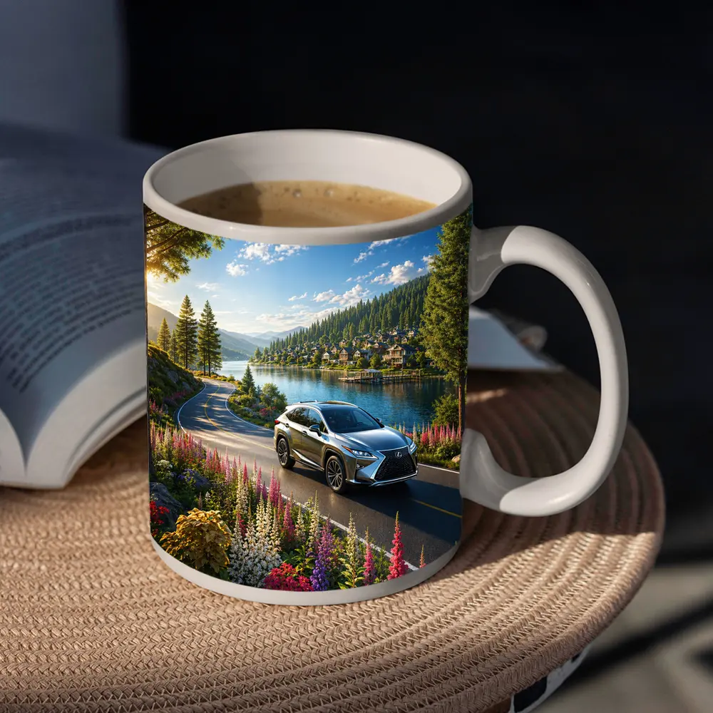 Lexus RX Lakeside Road Sunny Mountain Drive – Mugs
