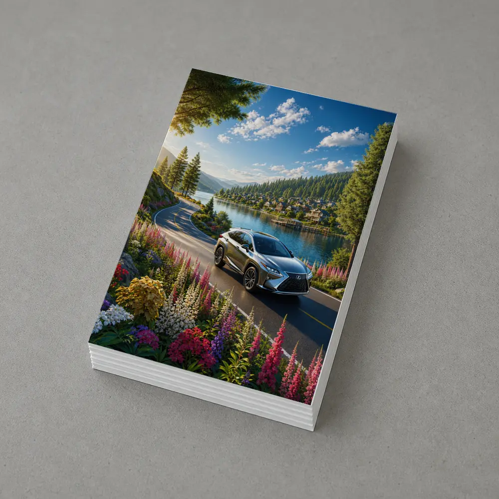 Lexus RX Lakeside Road Sunny Mountain Drive – Postcards