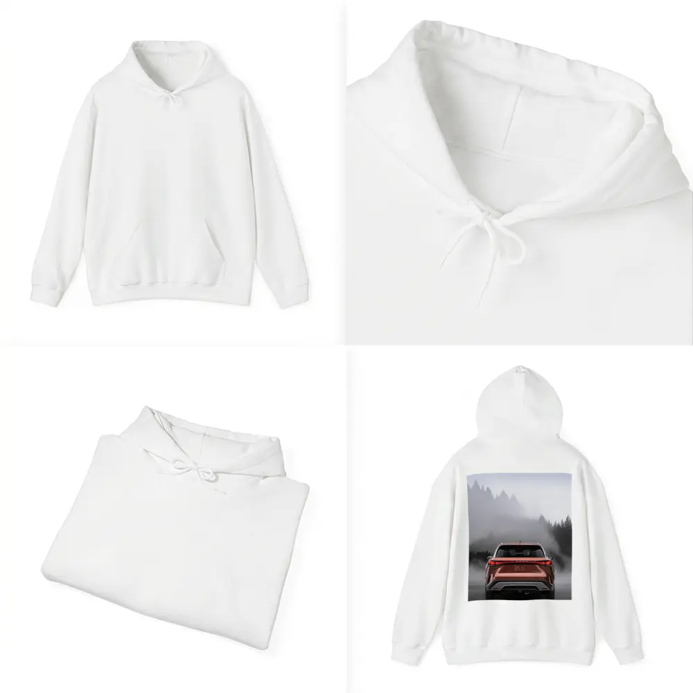 Lexus RX Rear View Misty Forest – Hoodies