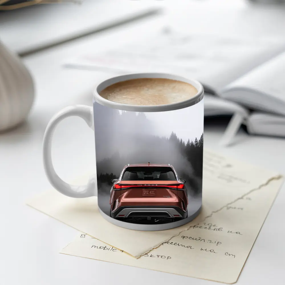 Lexus RX Rear View Misty Forest – Mugs