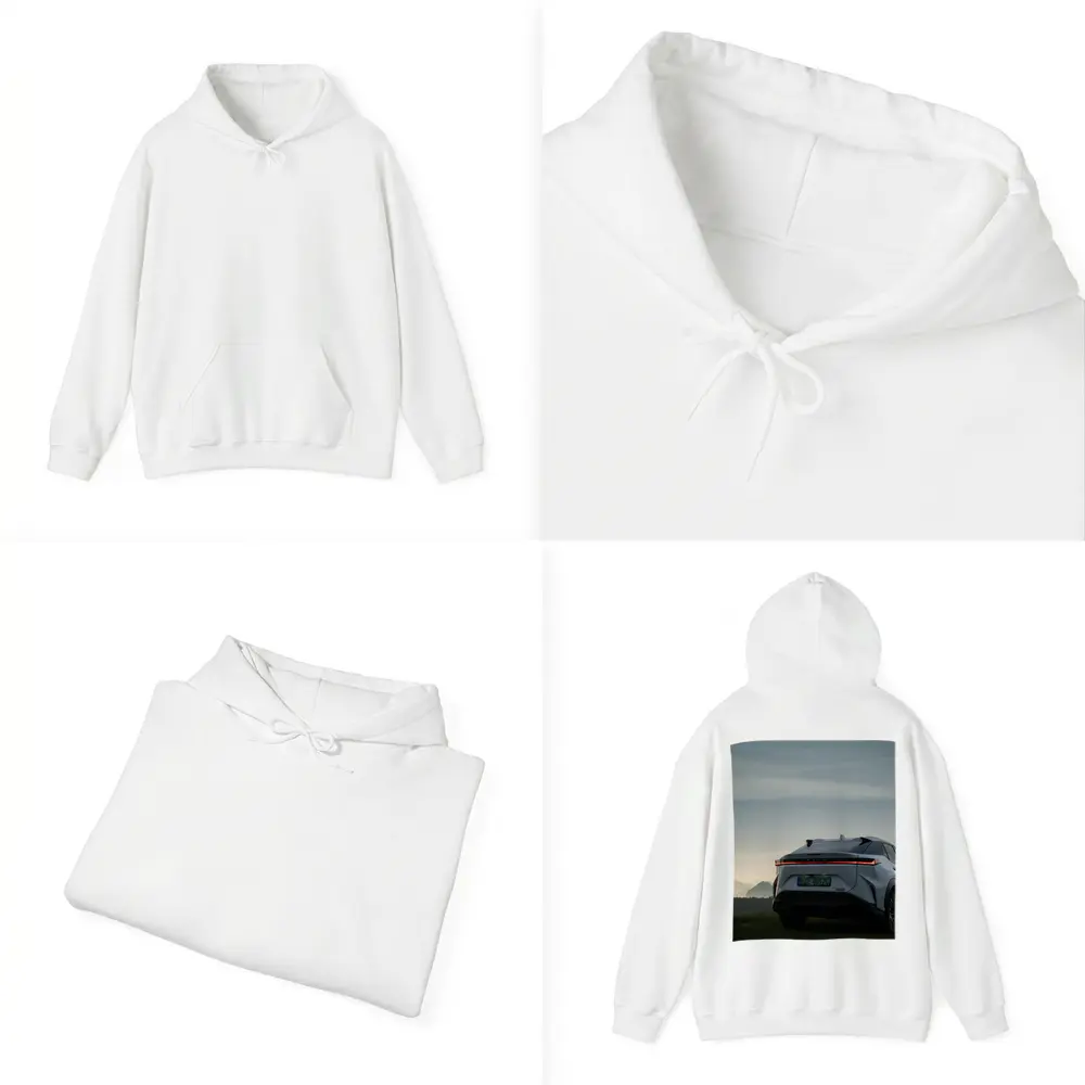 Lexus RZ Rear View Mountain Dusk – Hoodies