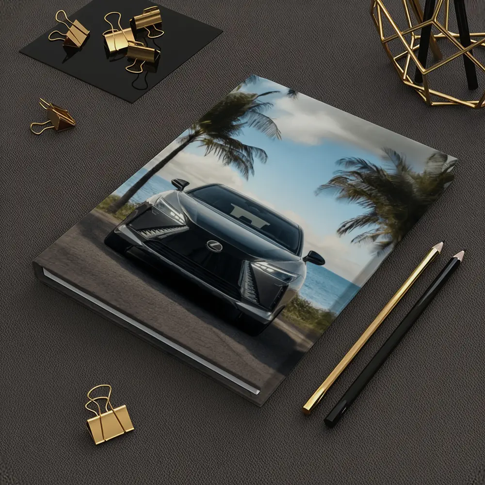 Lexus RZ Front View Beach Palm Trees – Notebooks