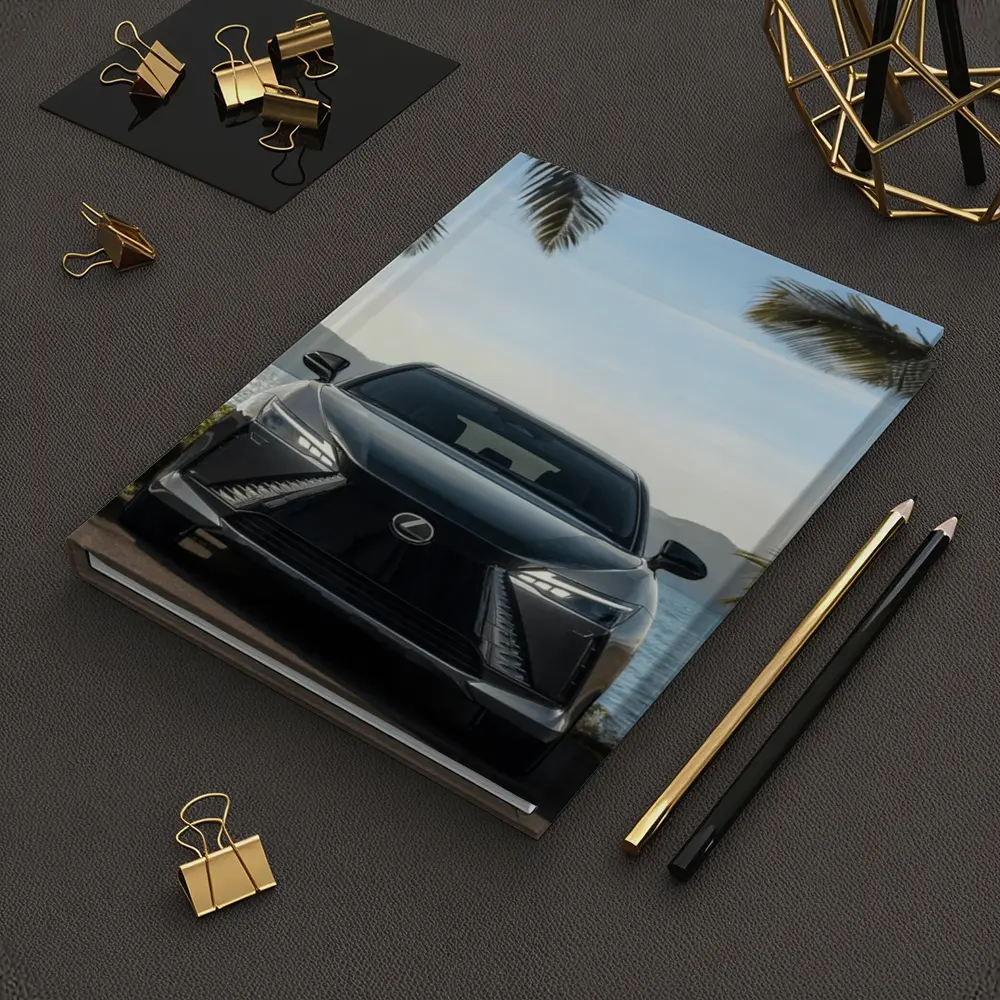 Lexus RZ Front View Coastal Palm Setting – Notebooks
