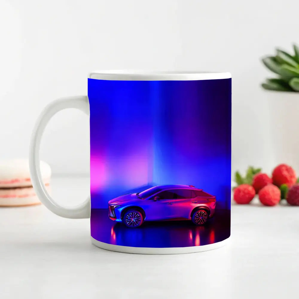Lexus RZ Concept Car Neon Studio – Mugs