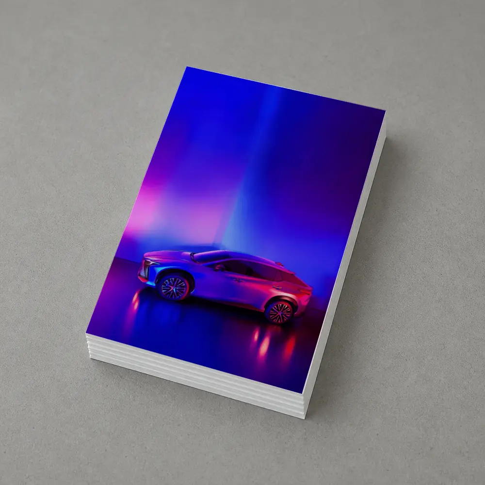 Lexus RZ Concept Car Neon Studio – Postcards
