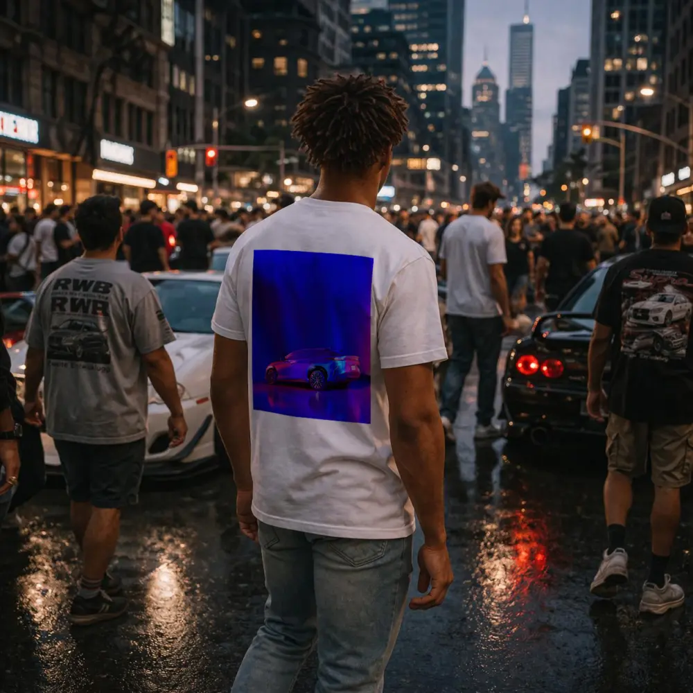 Lexus RZ Blue Neon Studio Light – T-Shirts