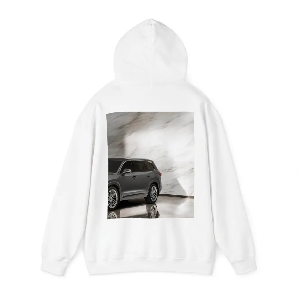 Lexus TX SUV Against White Marble Wall – Hoodies