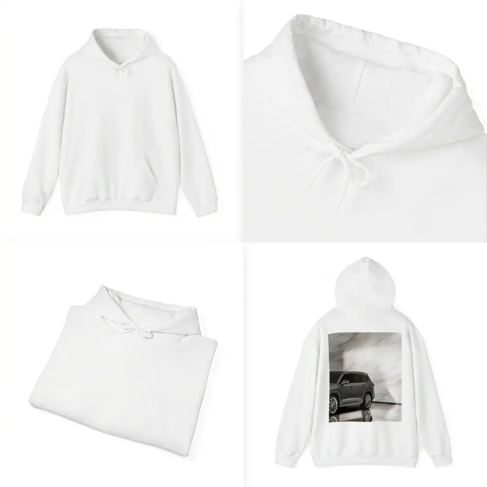 Lexus TX SUV Against White Marble Wall – Hoodies
