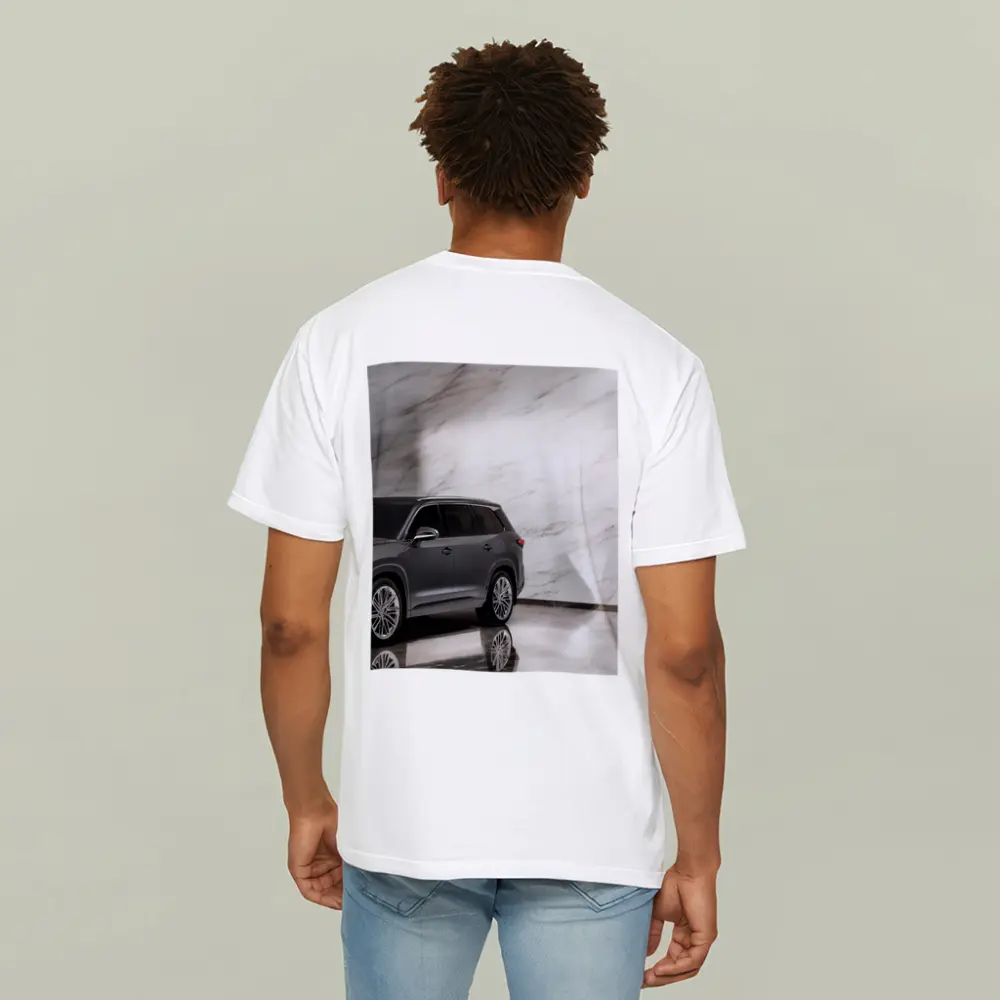 Lexus TX SUV Against White Marble Wall – T-Shirts