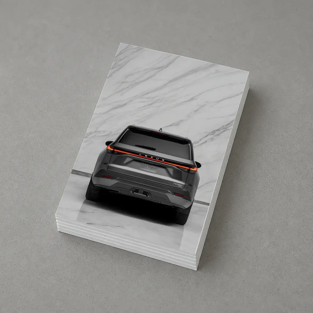 Lexus TX350 SUV Rear Marble Studio – Postcards