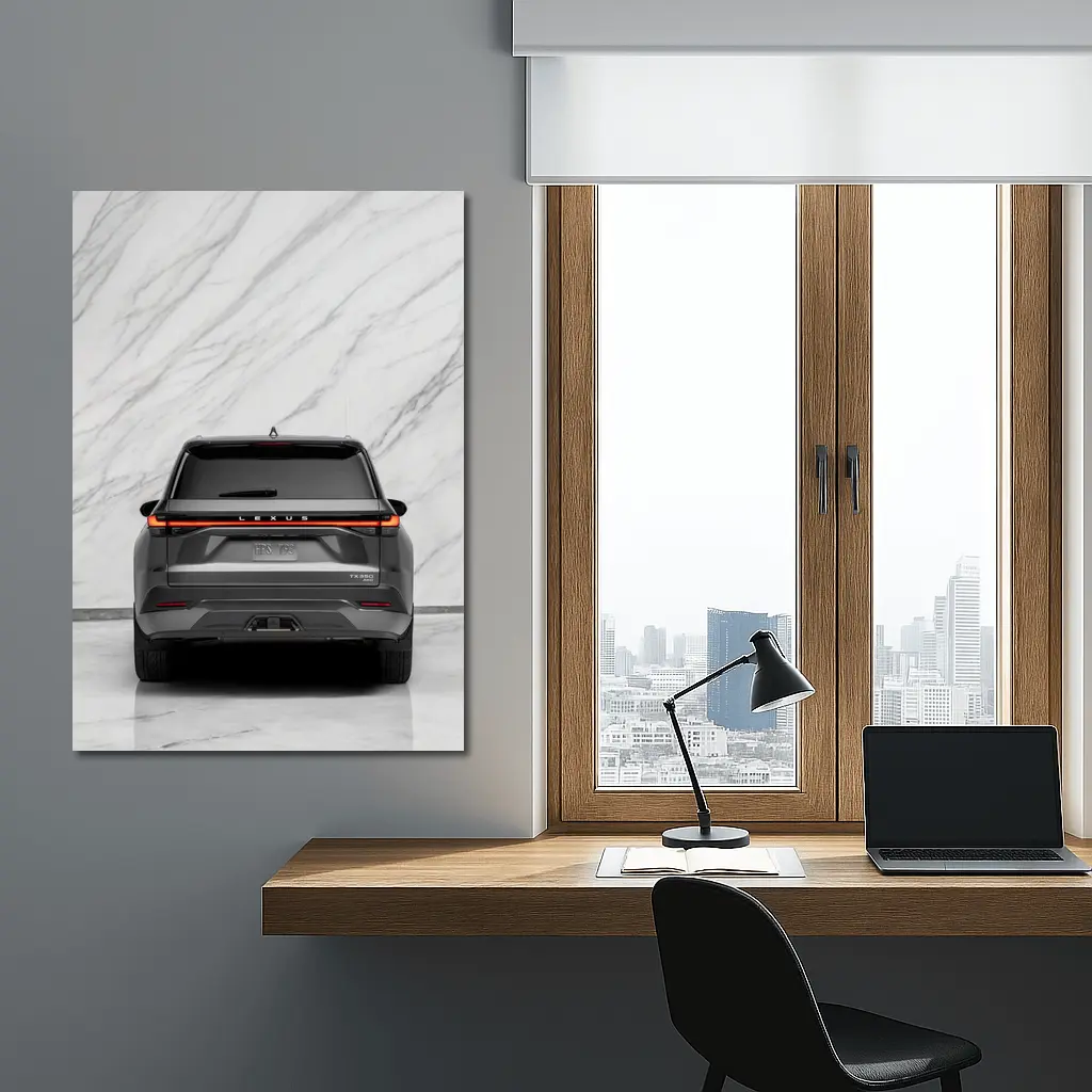 Lexus TX350 SUV Rear Marble Studio – Wall Art