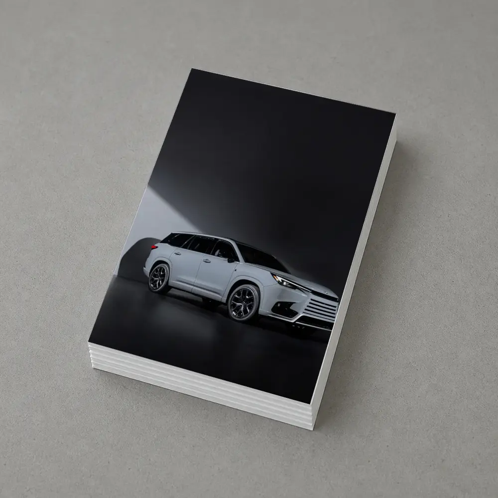 Lexus TX SUV Dark Studio Background – Postcards