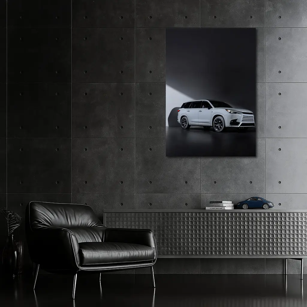 Lexus TX SUV Dark Studio Background – Wall Art