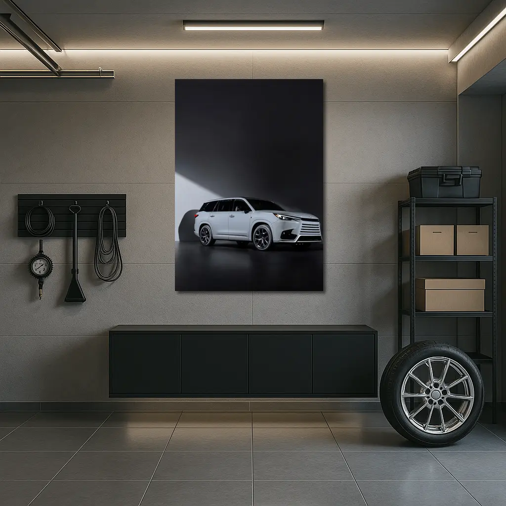 Lexus TX SUV Dark Studio Background – Wall Art