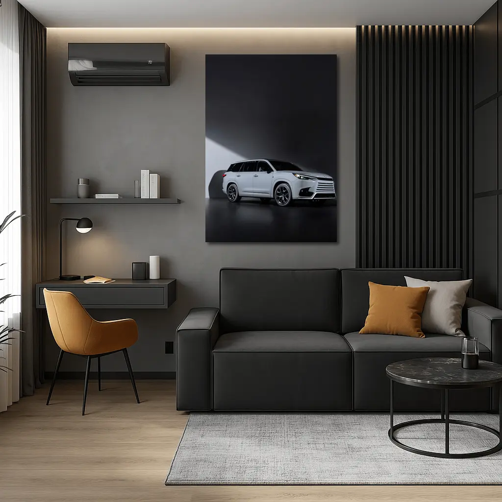 Lexus TX SUV Dark Studio Background – Wall Art