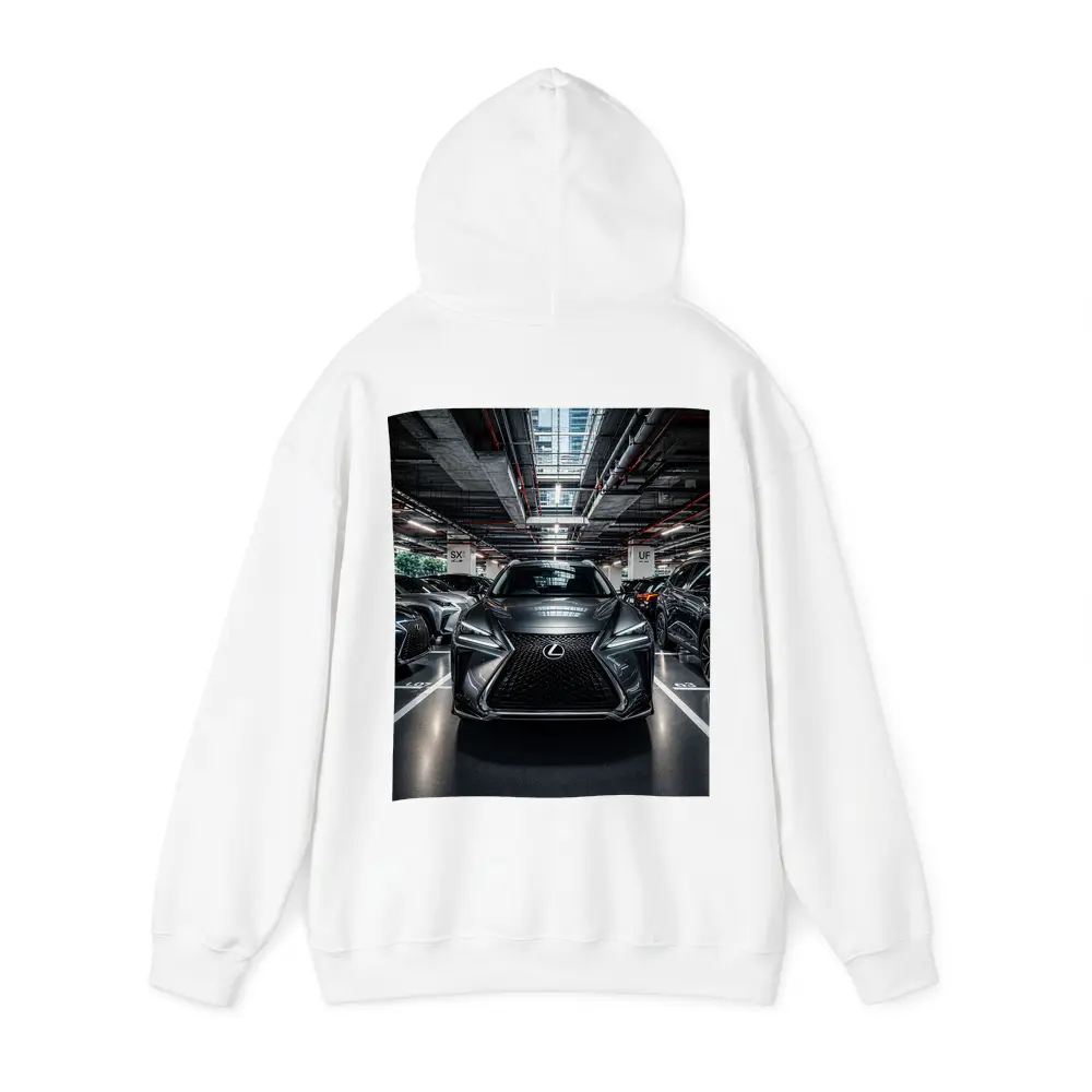 Lexus UX Compact SUV Urban Parking Garage – Hoodies