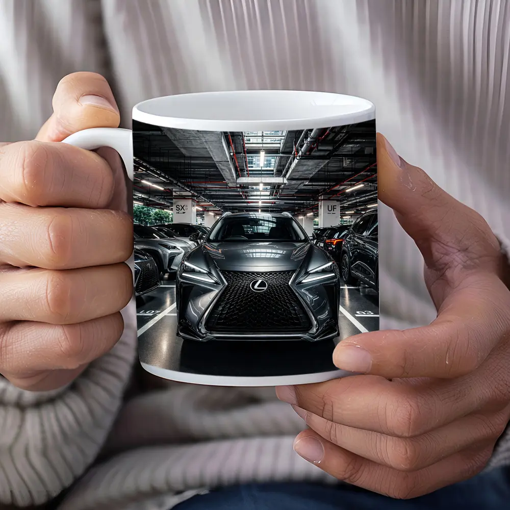 Lexus UX Compact SUV Urban Parking Garage – Mugs