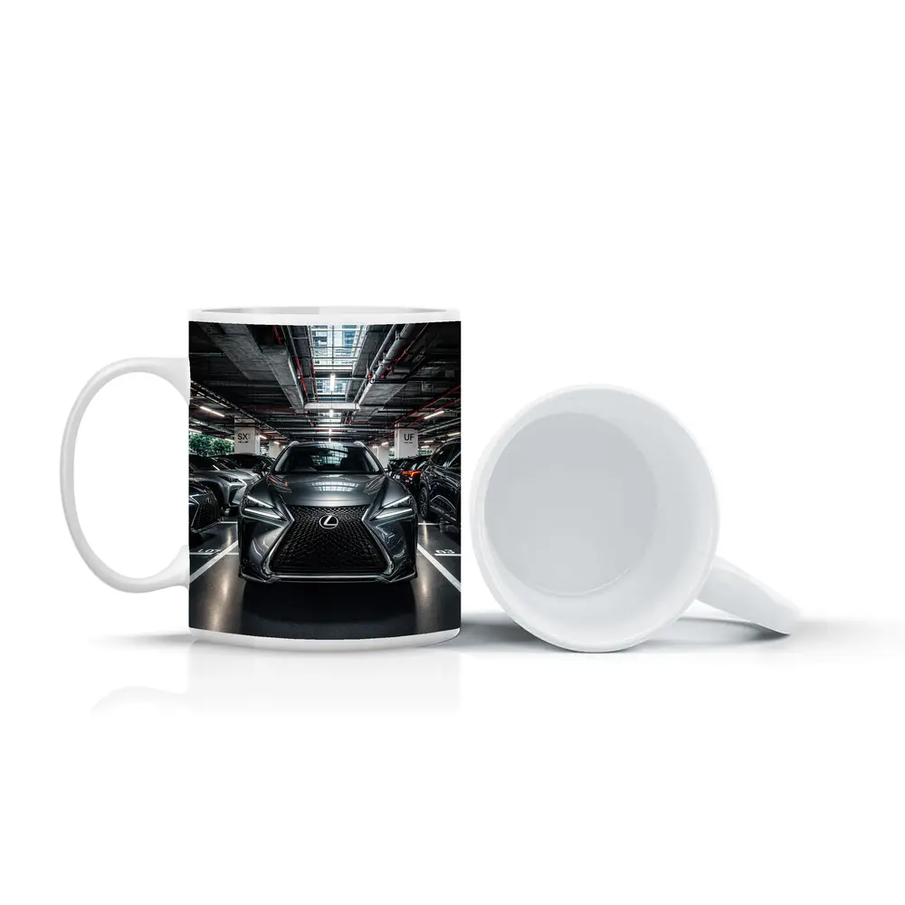 Lexus UX Compact SUV Urban Parking Garage – Mugs
