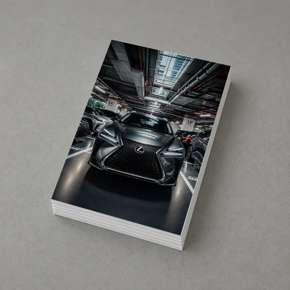 Lexus UX Compact SUV Urban Parking Garage – Postcards