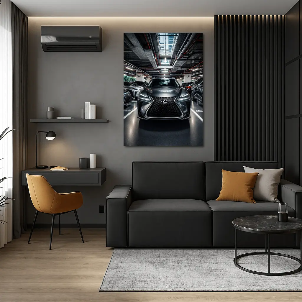 Lexus UX Compact SUV Urban Parking Garage – Wall Art