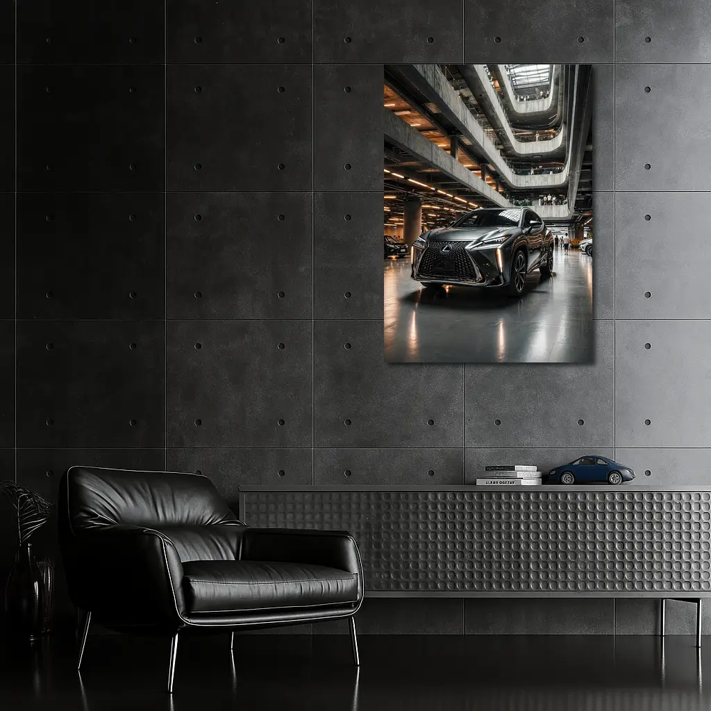 Lexus UX Dark SUV Indoor Showroom Display – Wall Art