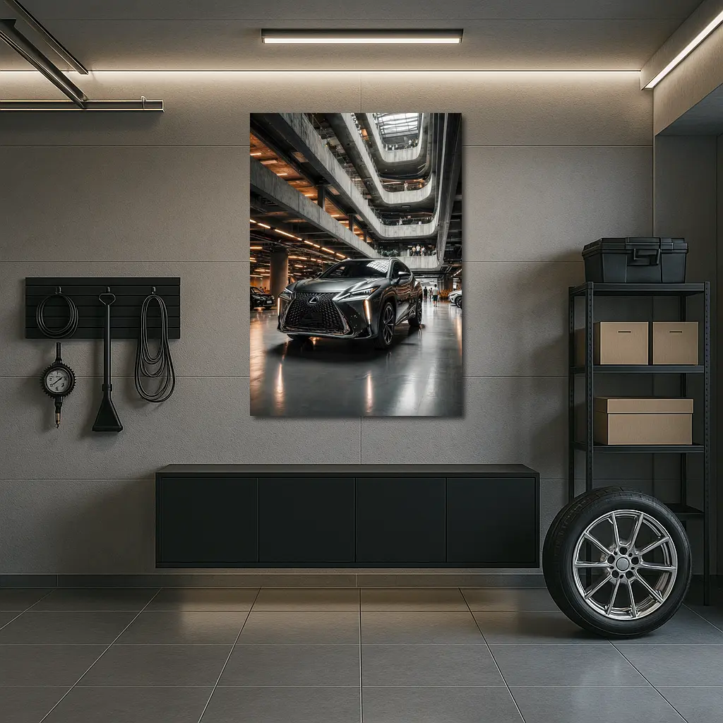 Lexus UX Dark SUV Indoor Showroom Display – Wall Art