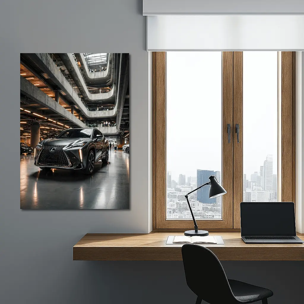 Lexus UX Dark SUV Indoor Showroom Display – Wall Art