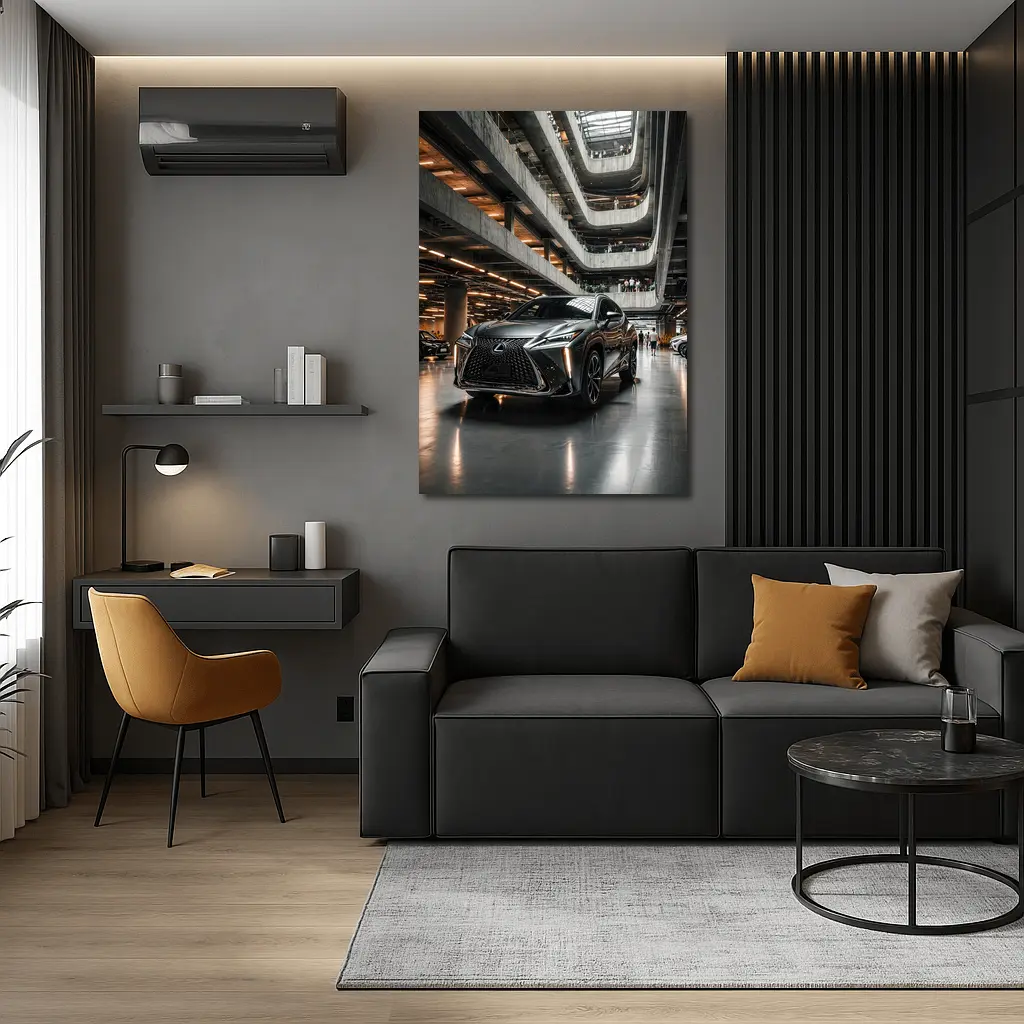 Lexus UX Dark SUV Indoor Showroom Display – Wall Art