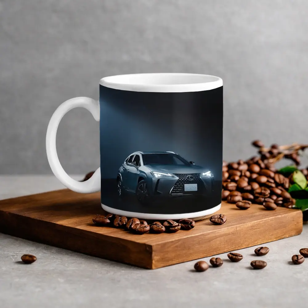 Lexus UX Gray SUV Dark Studio – Mugs