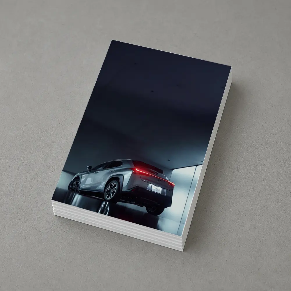 Lexus UX Silver Dark Studio Garage – Postcards