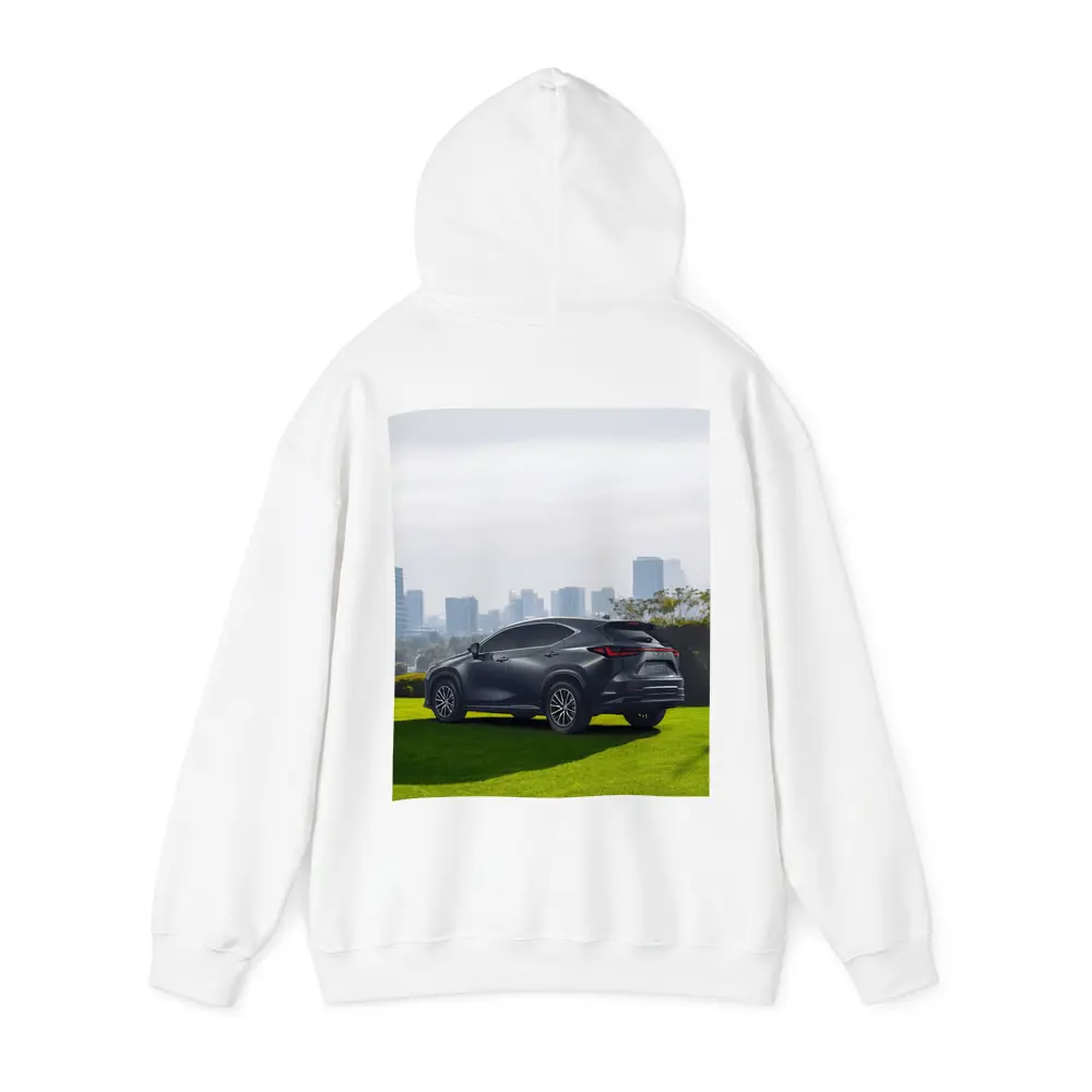 Lexus NX Dark Gray SUV City Skyline – Hoodies