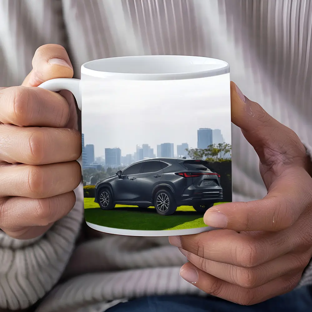 Lexus NX Dark Gray SUV City Skyline – Mugs